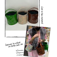 Nmirror bucket bag