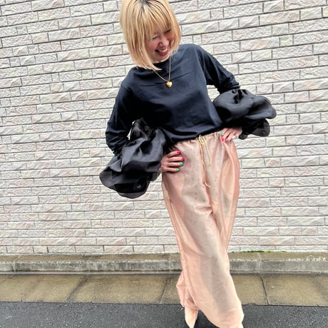 Removable big  cuff tee