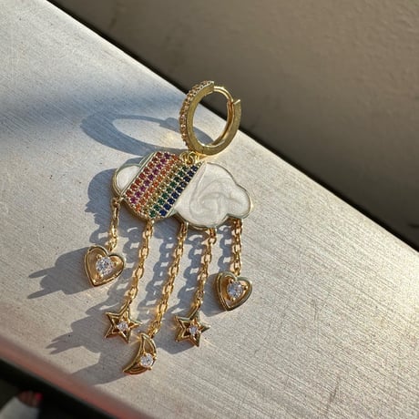 Happy rainbow earrings