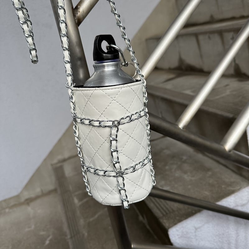 Quilted bottle holder bag | burself Quilted bottle holder bag | burself
