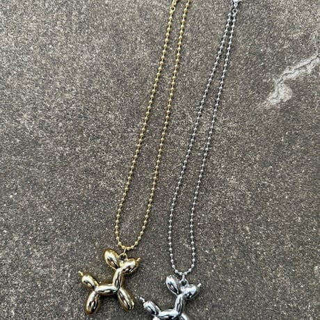 Dog balloon necklace