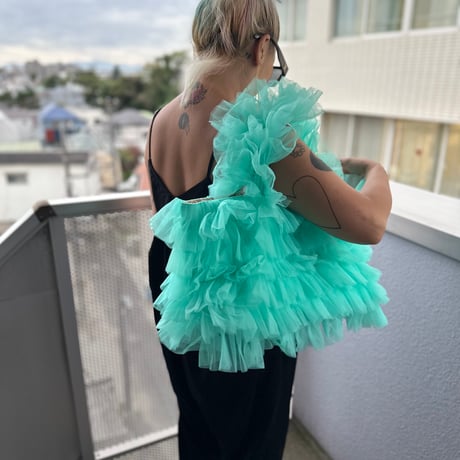 Medium tulle tote by DIR69