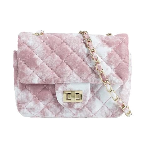 Tie dye quilted bag