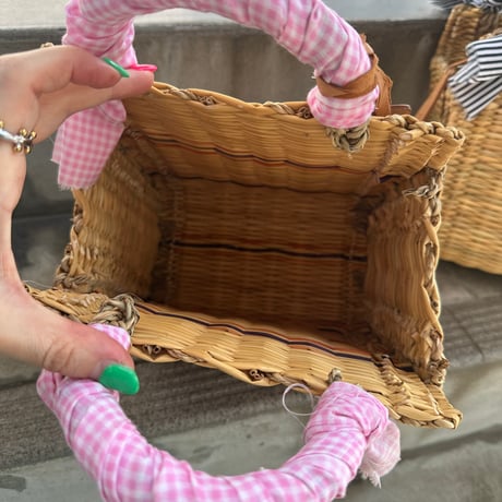 Moroccan square basket
