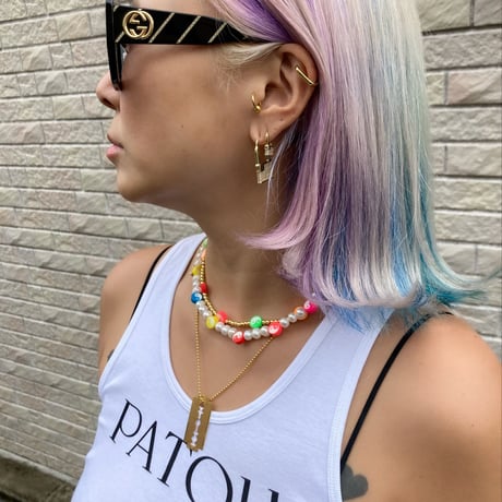 Big lock earrings