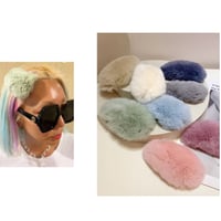 Fluffy real Fur pins