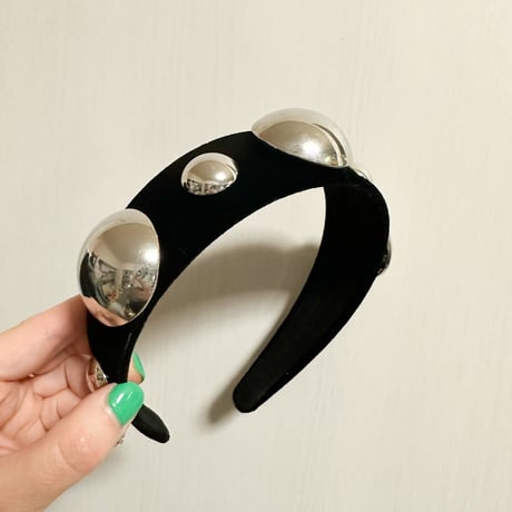 Silver plated headband