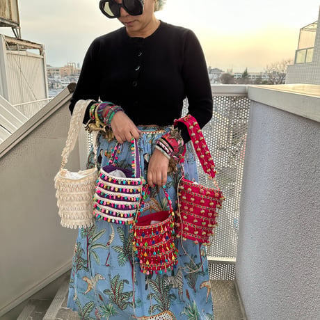 burself x DIR69 shell bucket bags