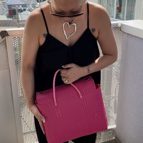 burself candy woven tote : large