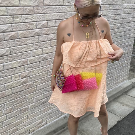 beaded doll bag  large
