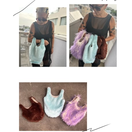 DIR69 x burself faux fur shopper