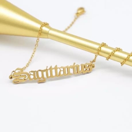 sign necklace