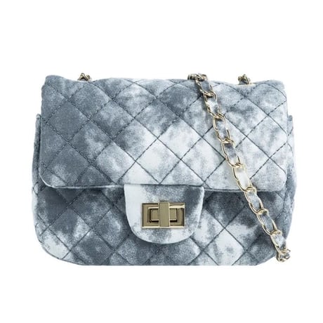 Tie dye quilted bag