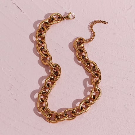 Stainless chunky chain necklace