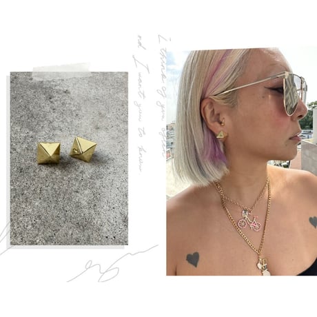 Studded earrings