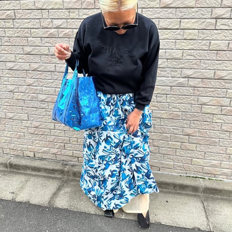 Cotton Maxi skirt w tulle lining by DIR69