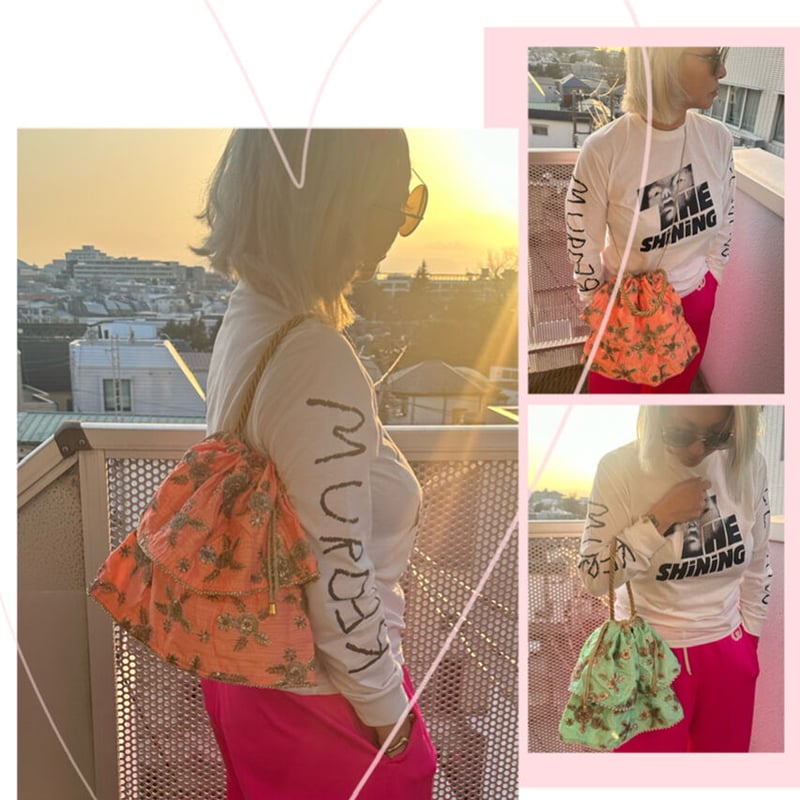 DIR69 layered embroidery bag | burself 