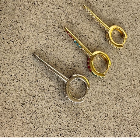 Long studded earring 片耳用