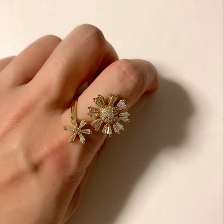 Double Flower ring