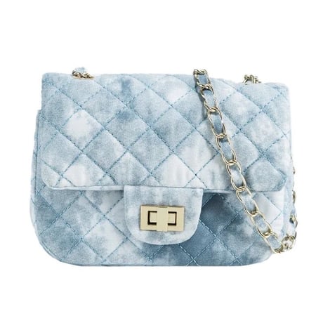 Tie dye quilted bag