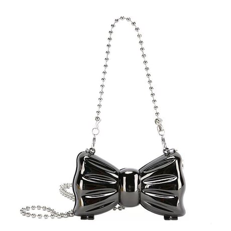 Tiny metal bow bag