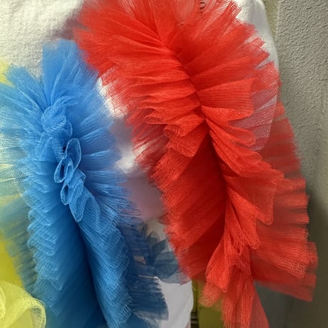 Wild flower tulle short strap