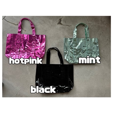 Mirror tote w long strap