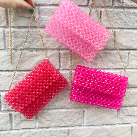 beaded doll bag  large