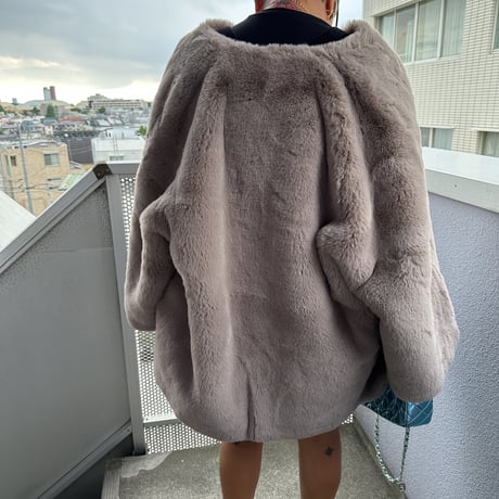 Burself faux fur medium coat