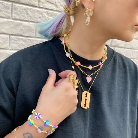 Mini gold sweets necklace