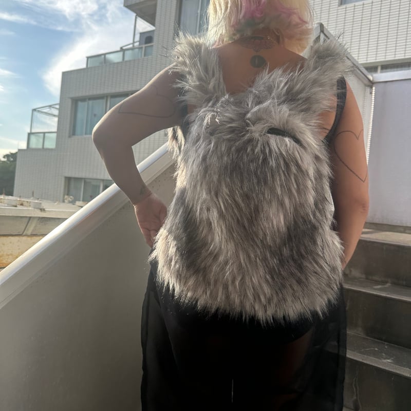 burself ファーリュック Faux fur backpack | burself