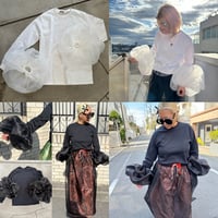 Removable big  cuff tee