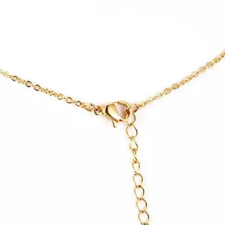 gold LETTER necklace