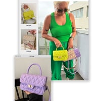 Sample SALE - pvc quilted bag