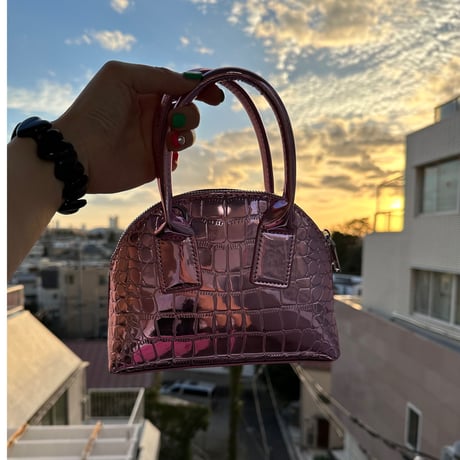Mini crock mirror bag