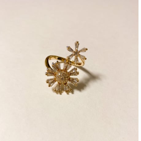 Double Flower ring