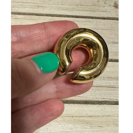 Thick gold ear cuff ( 片耳用 )