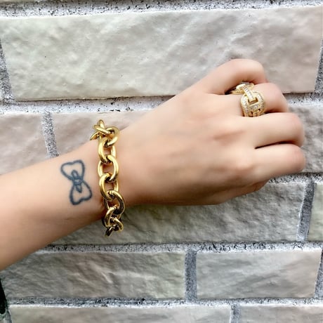 Stainless chunky chain bracelet