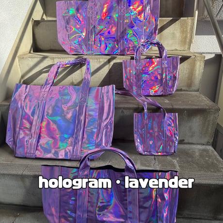 holographic  mirror tote small