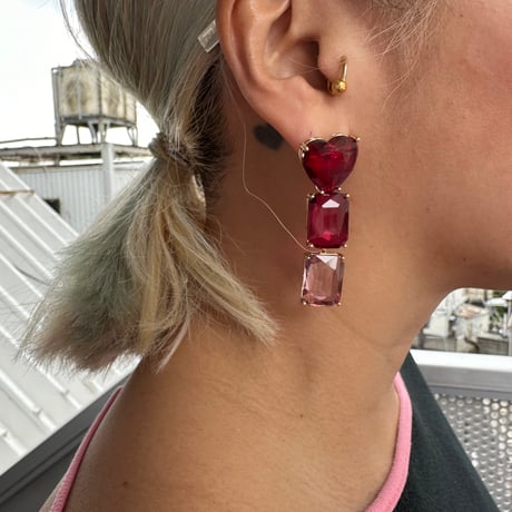 Love heart earrings