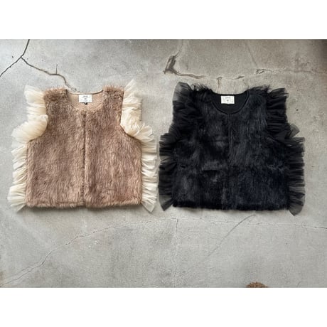 DIR69 x burself  sweet eco fur vest