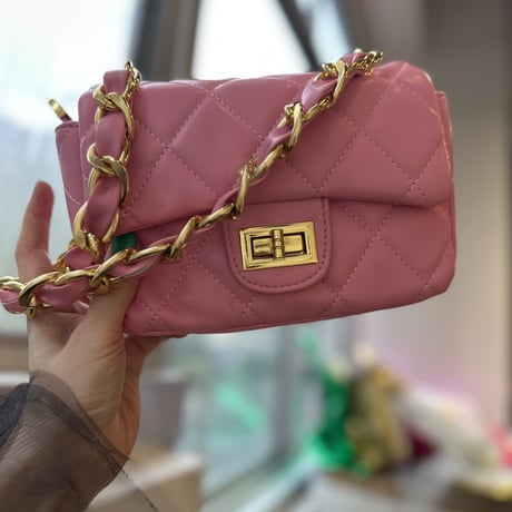 matte quilted bag