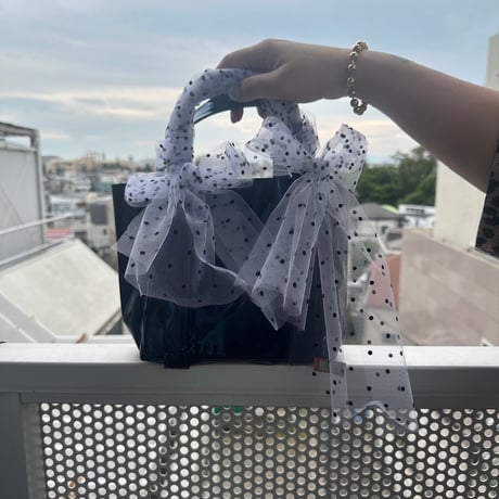 Tulle bows handle cover