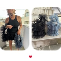 DIR69 x burself small tulle bag