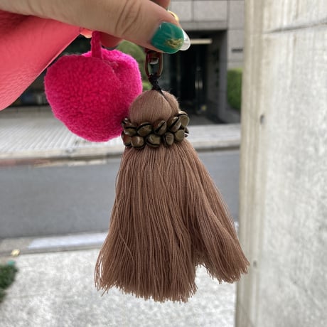 6inches tassel key charm