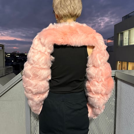 Eco fur sleeve