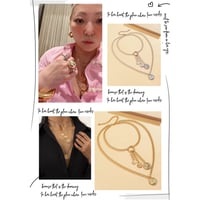 Layered coin necklace