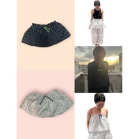 Dot cotton bare top
