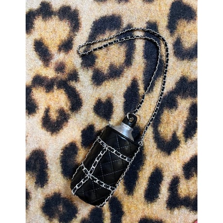 Quilted bottle holder bag