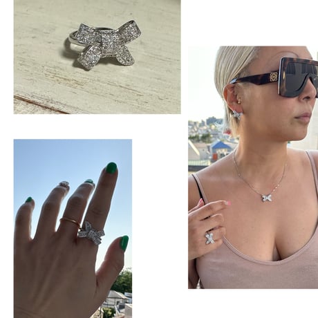 Bijoux ribbon ring